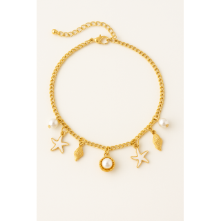 Collier pendentifs marins en acier inoxydable