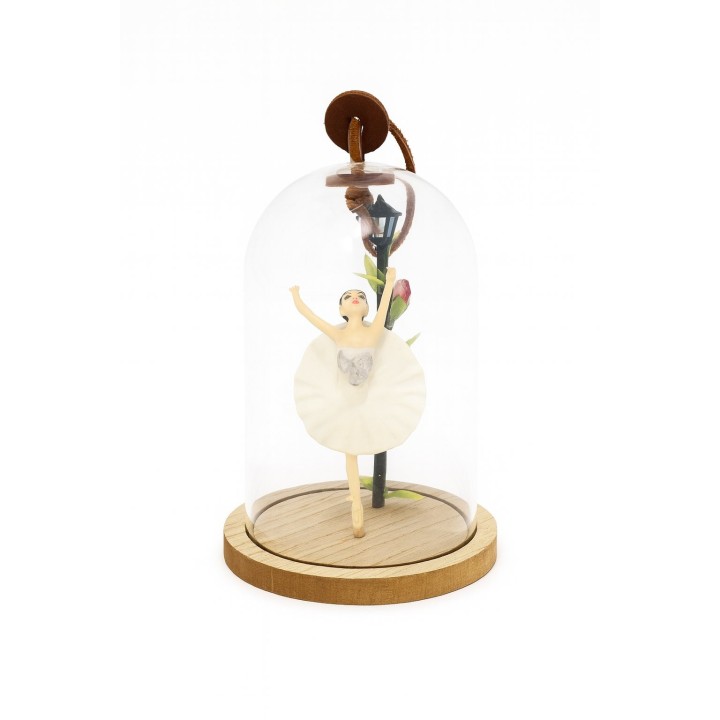 Ballerine sous Cloche en Verre – Décoration Artisanale Unique