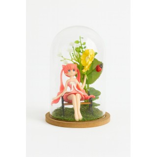 Petite Fée Rose sous Cloche – Décoration Artisanale Unique